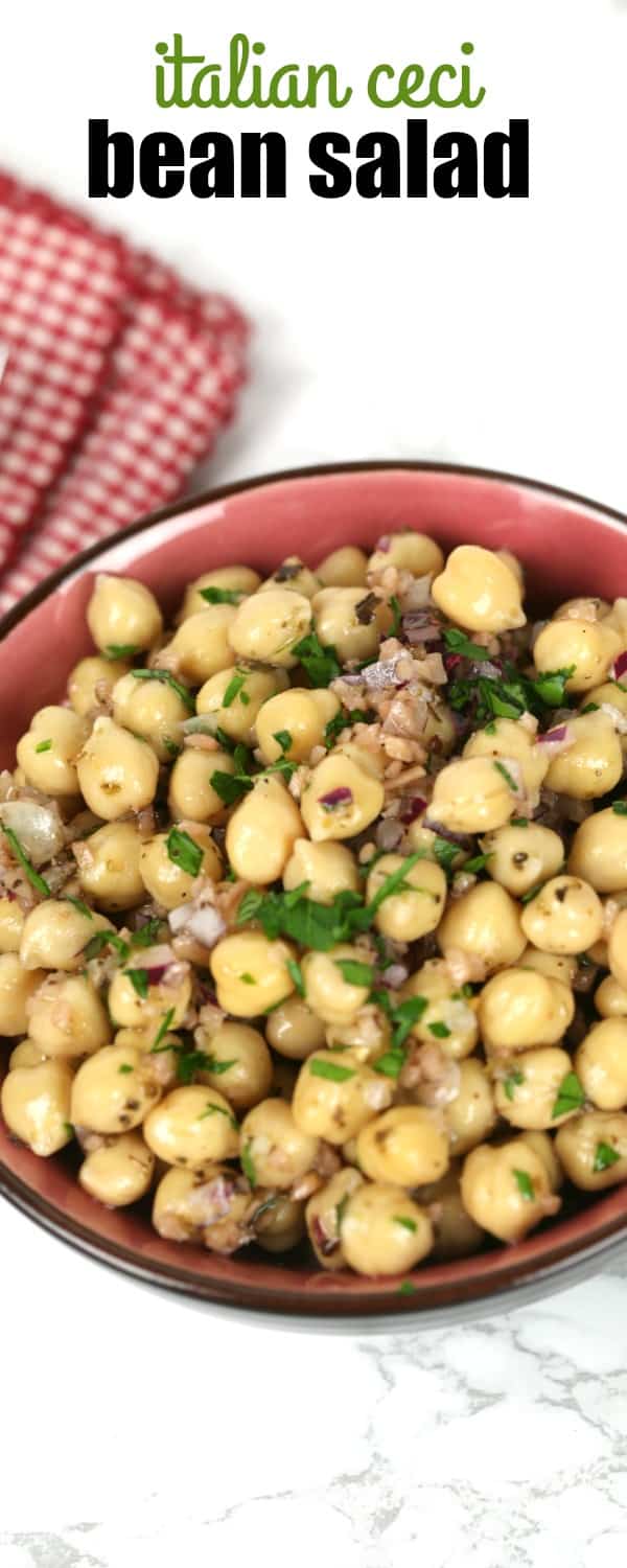 Italian Ceci Bean Salad ⋆ Real Housemoms
