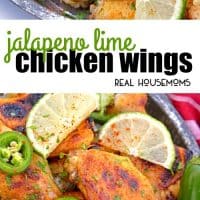 Jalapeno Lime Chicken Wings are sweet and spicy baked wings perfect for parties or watching the big game. A unique flavor everyone will love!