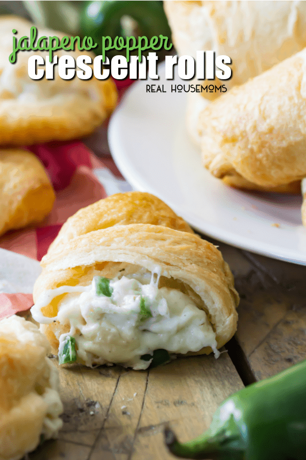  These Jalapeno Popper Crescent Rolls are made with pre-made crescent roll dough and with a simple jalapeno popper inspired filling.  They take just 15 minutes to assemble and are sure to be a showstopper!