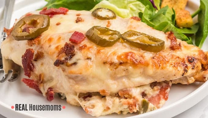 Jalapeno Popper Stuffed Chicken ⋆ Real Housemoms