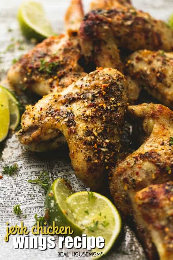 Jerk Chicken Wings ⋆ Real Housemoms