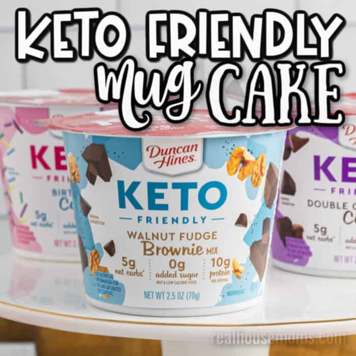 square image of Keto Friendly Mug Cake