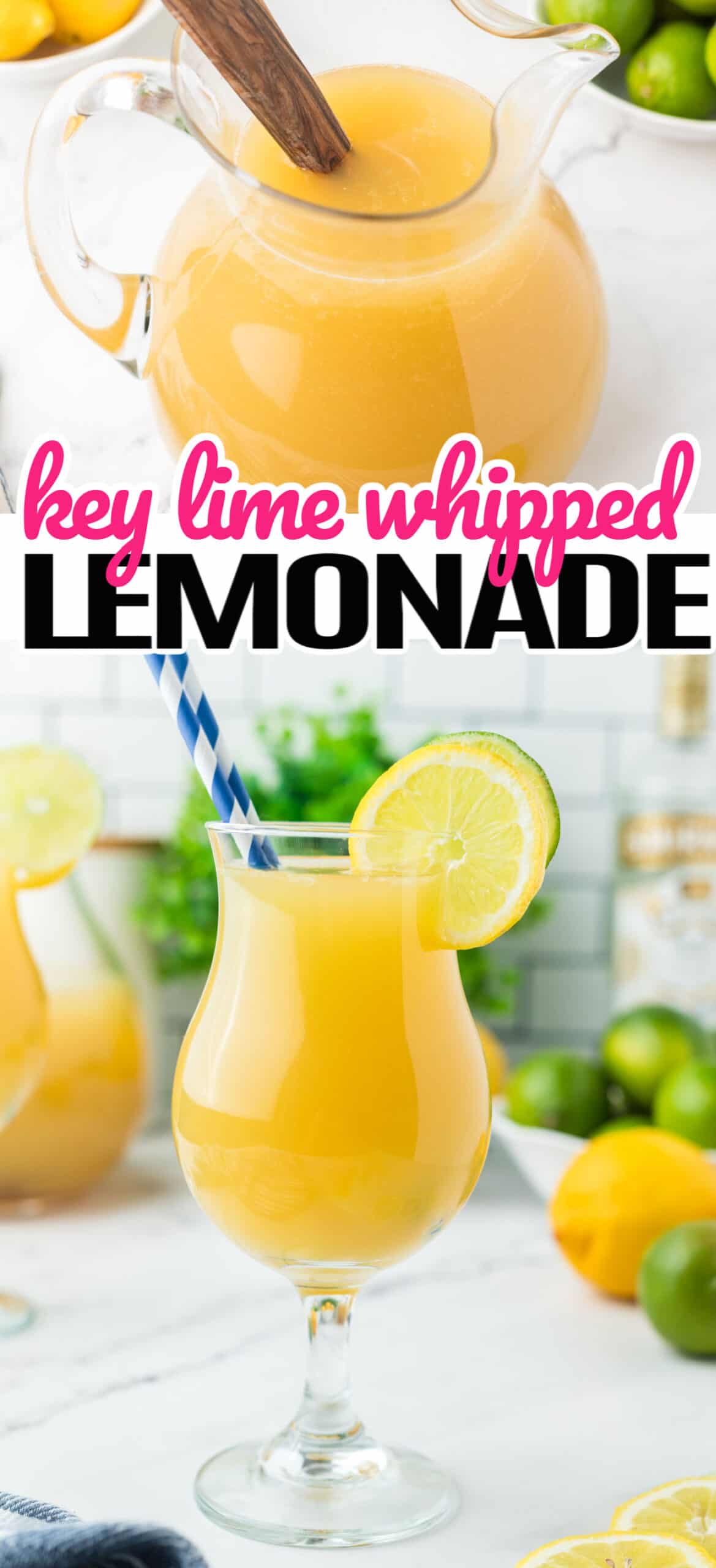Key Lime Whipped Lemonade ⋆ Real Housemoms