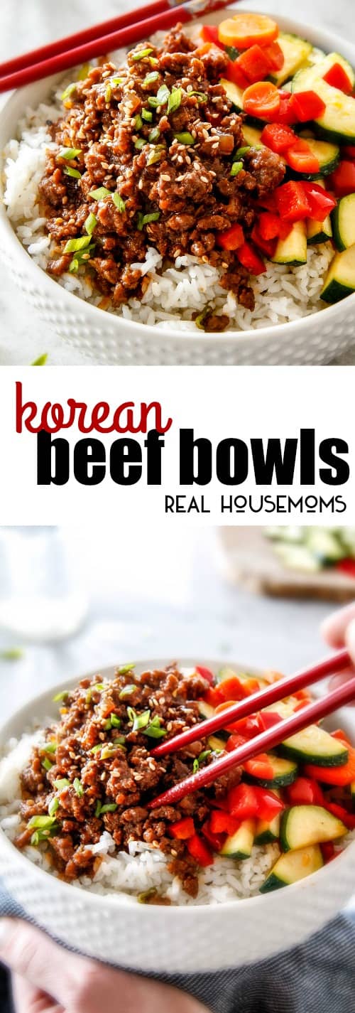 Korean Beef Bowls ⋆ Real Housemoms