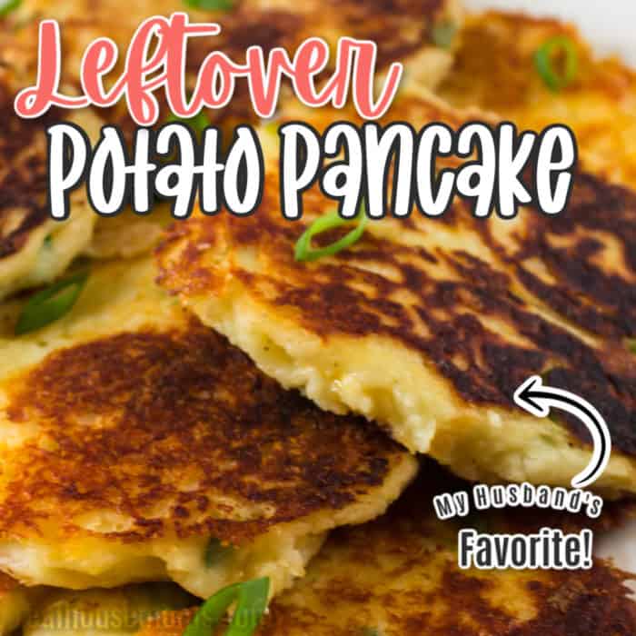 square image of Leftover potato pancake