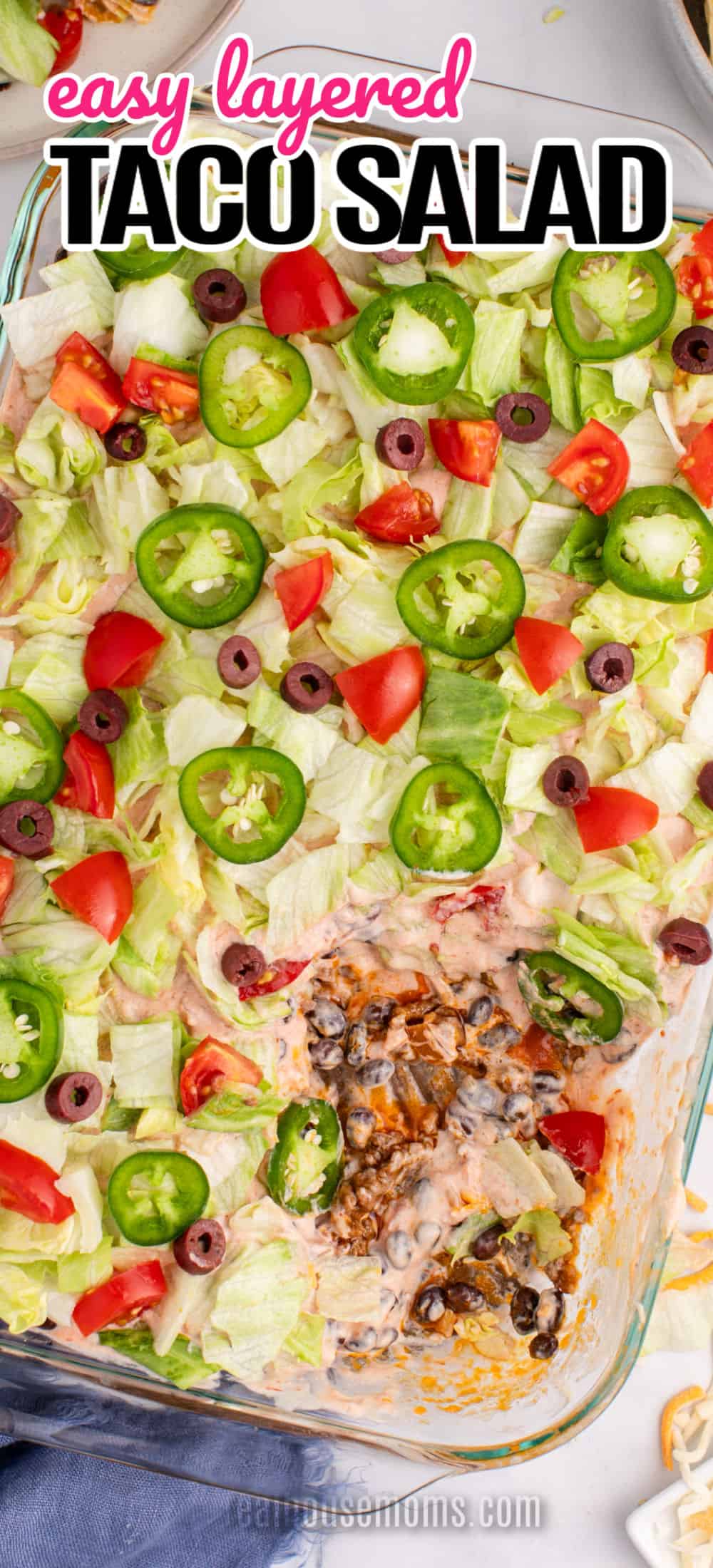 Layered Taco Salad ⋆ Real Housemoms