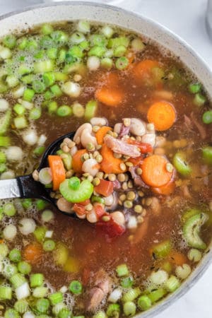 Leftover Ham Soup with Lentils ⋆ Real Housemoms