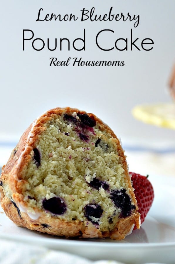 Lemon Blueberry Pound Cake - Real Housemoms