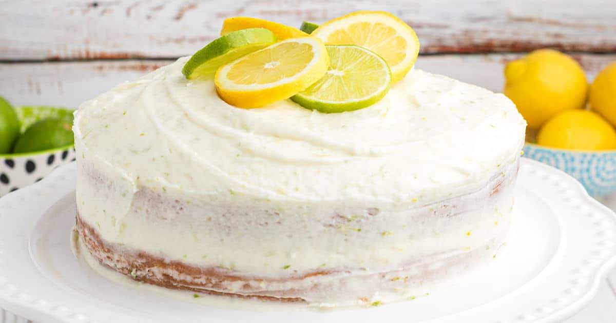 Lemon-Lime Layer Cake ⋆ Real Housemoms