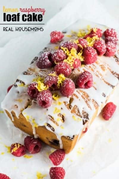Lemon Raspberry Slab Cake Lemon Raspberry Loaf Cake ⋆ Real Housemoms
