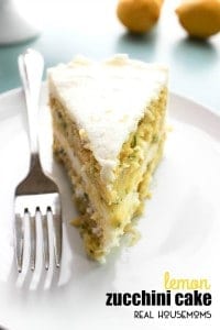 Spring and summer collided on a plate and brought you this delicious LEMON ZUCCHINI CAKE!