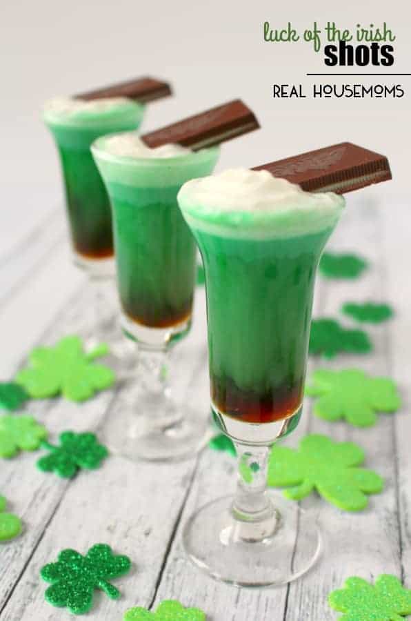 Luck of the Irish Shots | Green St Patrick’s Day Drink Recipes You Must Try
