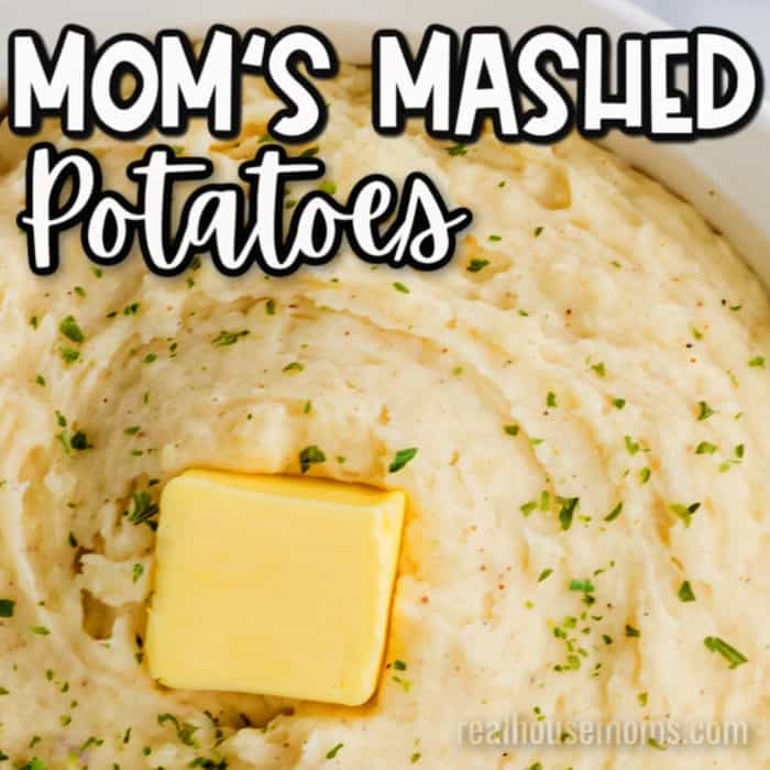 square image of Mom's mashed potatoes