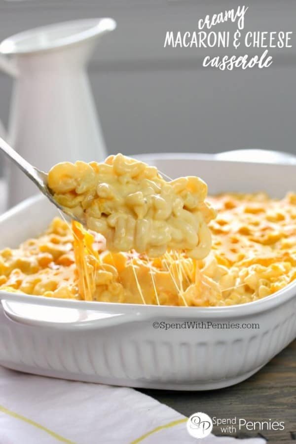 Macaroni & Cheese Casserole - Spend with Pennies
