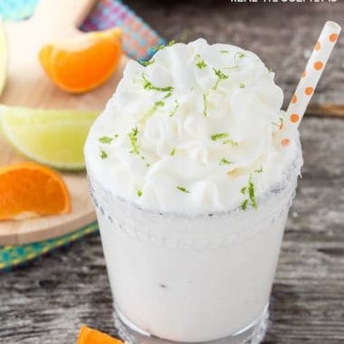 This MARGARITA MILKSHAKE is for the adults! Enjoy anytime you want a cool, refreshing tasty beverage with a kick. It doesn't need to be 5 o'clock!
