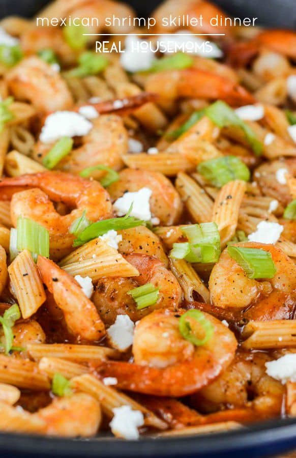 Mexican Shrimp Skillet Dinner ⋆ Real Housemoms