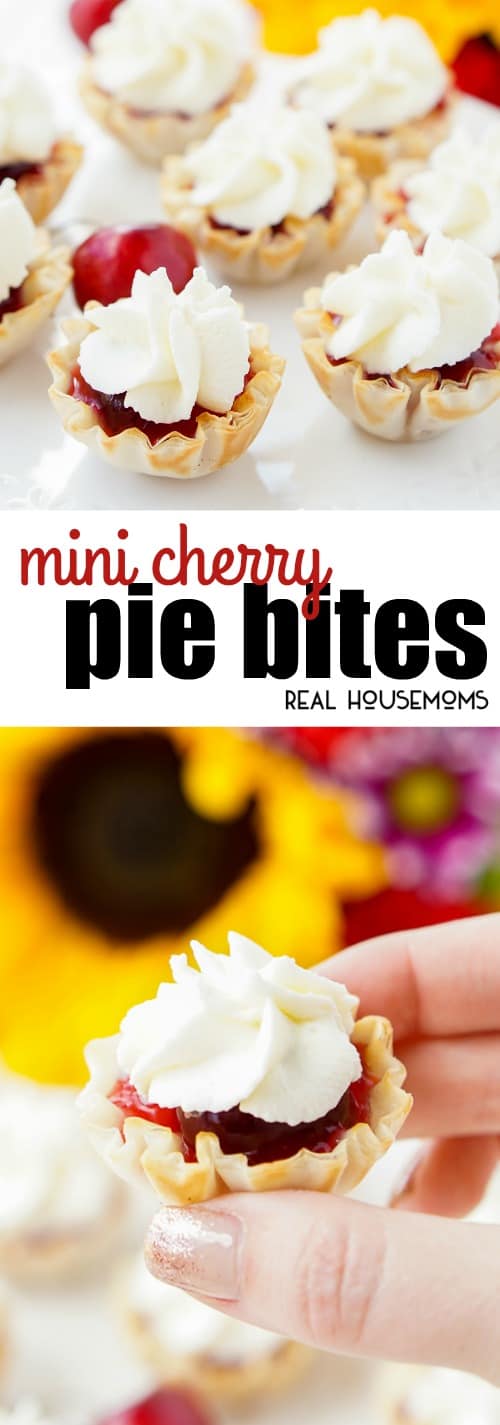 Mini Cherry Pie Bites ⋆ Real Housemoms