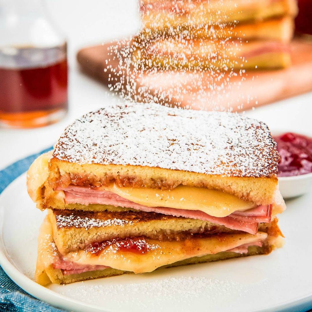 A sweet, savory, scrumptious ham and cheese sandwich like no other! This easy Monte Cristo Sandwich will make your breakfasts and brunches extra special!
