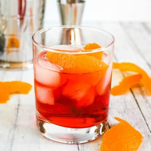 Molecular-groni: Negroni with an Emulsified Campari and Orange