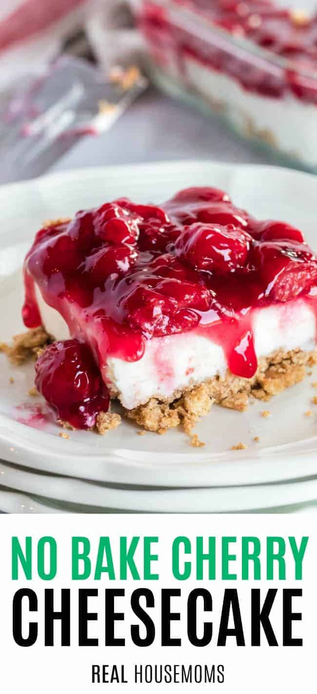 No Bake Cherry Cheesecake ⋆ Real Housemoms