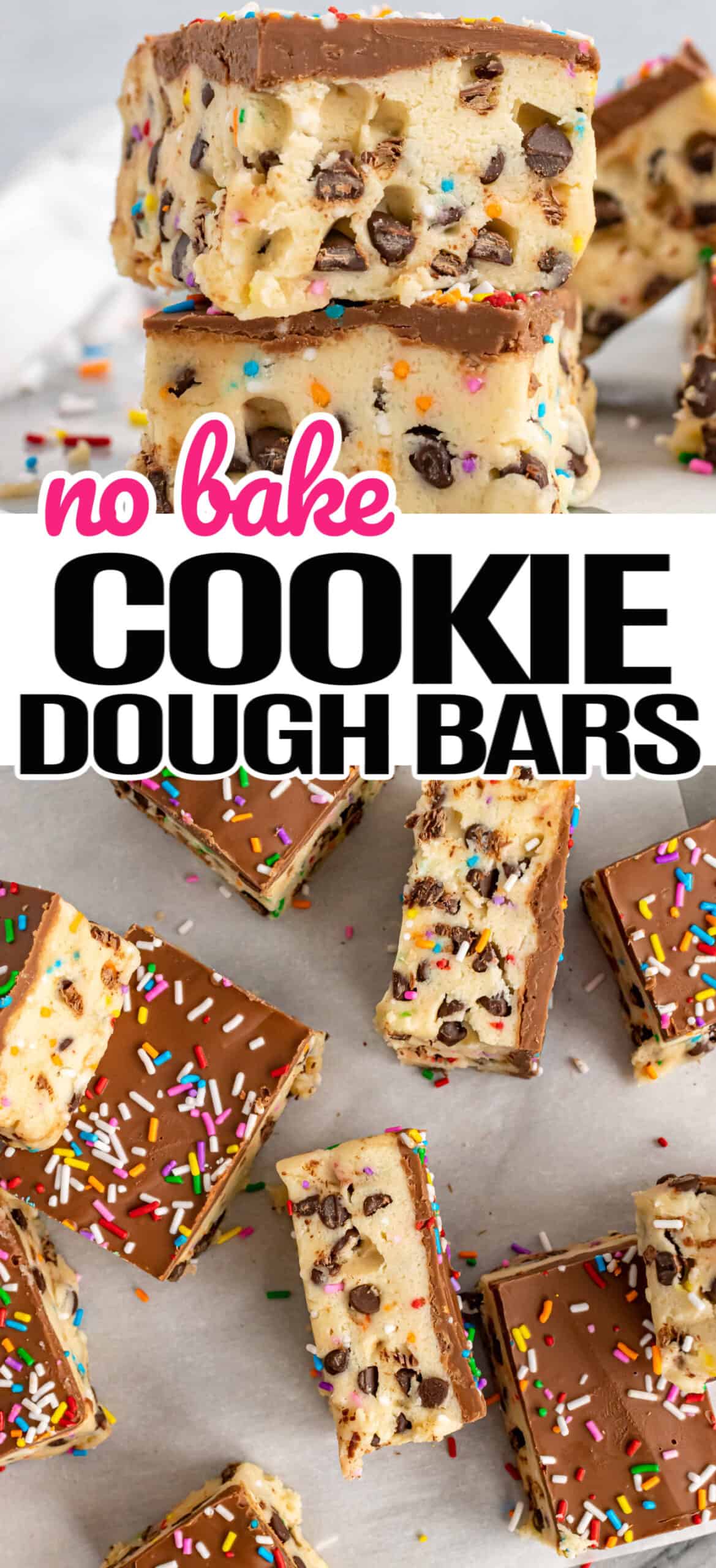 No Bake Cookie Dough Bars ⋆ Real Housemoms