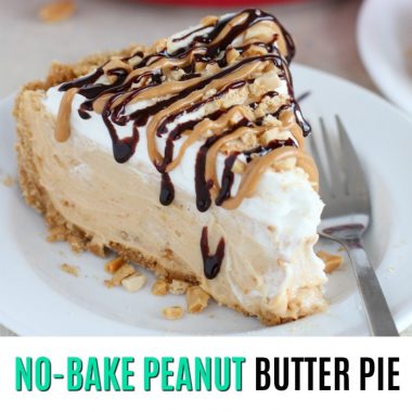 No-Bake Peanut Butter Pie ⋆ Real Housemoms