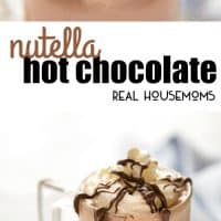 For all Nutella lovers! Why settle for ordinary hot chocolate when you can have Nutella Hot Chocolate?!?