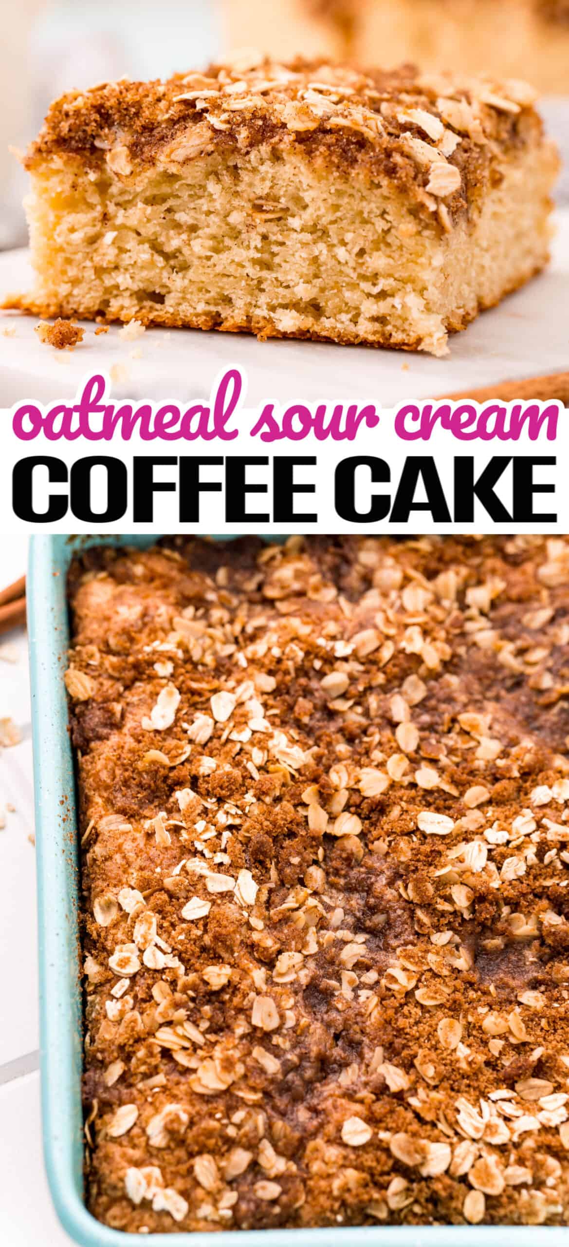 Oatmeal Sour Cream Coffee Cake ⋆ Real Housemoms