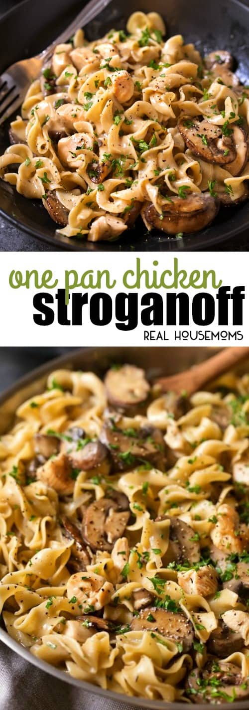 One Pan Chicken Stroganoff ⋆ Real Housemoms