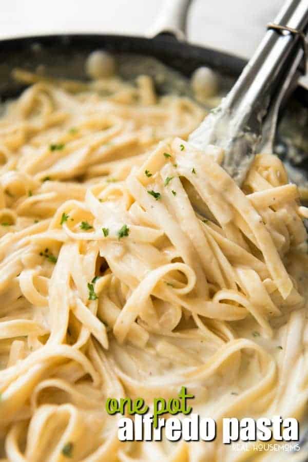 Yes, you CAN make a creamy alfredo pasta in ONE POT! You'll be blown away how good this One Pot Alfredo Pasta is - the pasta is evenly cooked, the sauce is silky and creamy, not gluggy and thick. This is a game changer!!