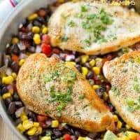 This One Pot Mexican Chicken is an easy and family friendly meal that's ready in no time!