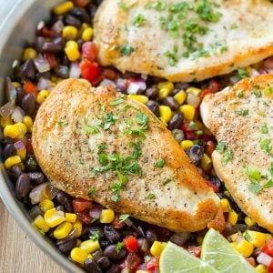 This One Pot Mexican Chicken is an easy and family friendly meal that's ready in no time!