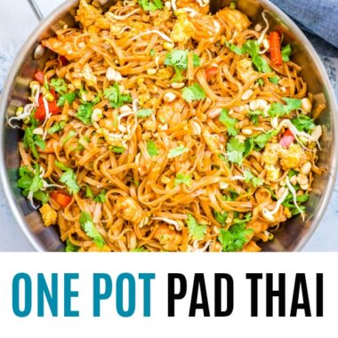 One Pot Pad Thai ⋆ Real Housemoms