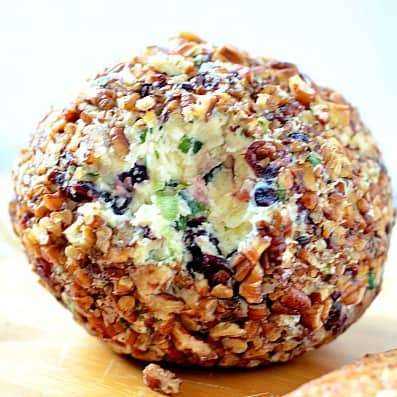 Onion Cranberry Pecan Cheese Ball Real Housemoms