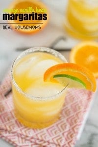 Our refreshing ORANGE VANILLA BEAN MARGARITAS are the perfect mix of sweet and tart flavors!