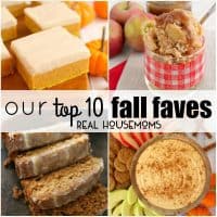 OUR TOP 10 FALL FAVES are recipes that are bursting with pumpkin, apples, sweet potatoes for a bite you can't resist!
