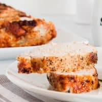 Perfectly Moist Pork Loin is the ULTIMATE "set it and forget it" recipe! It's easy to prep, easy to cook, tastes delicious & your house will smell amazing!!