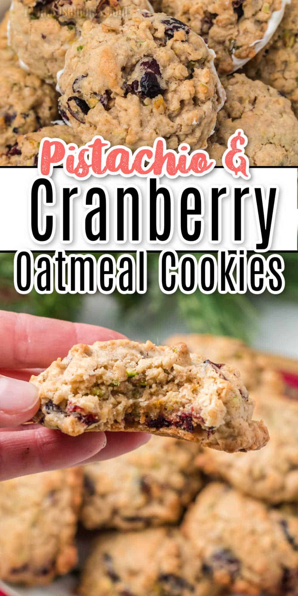 Pistachio & Cranberry Oatmeal Cookies ⋆ Real Housemoms