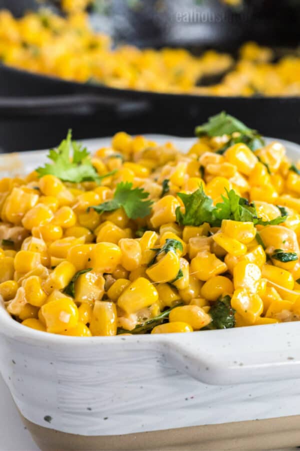 Parmesan Cilantro Corn Side Dish ⋆ Real Housemoms