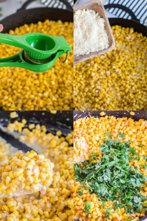 Parmesan Cilantro Corn Side Dish ⋆ Real Housemoms