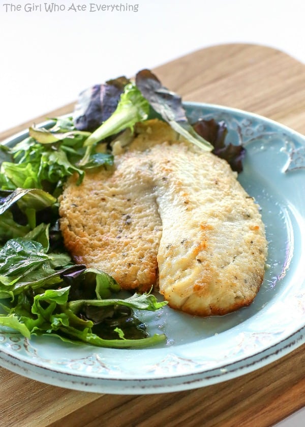 Parmesan Tilapia - The Girl Who Ate Everything