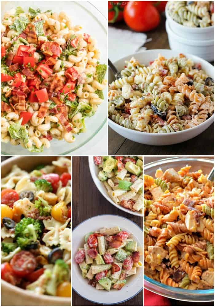 pasta salads with bacon