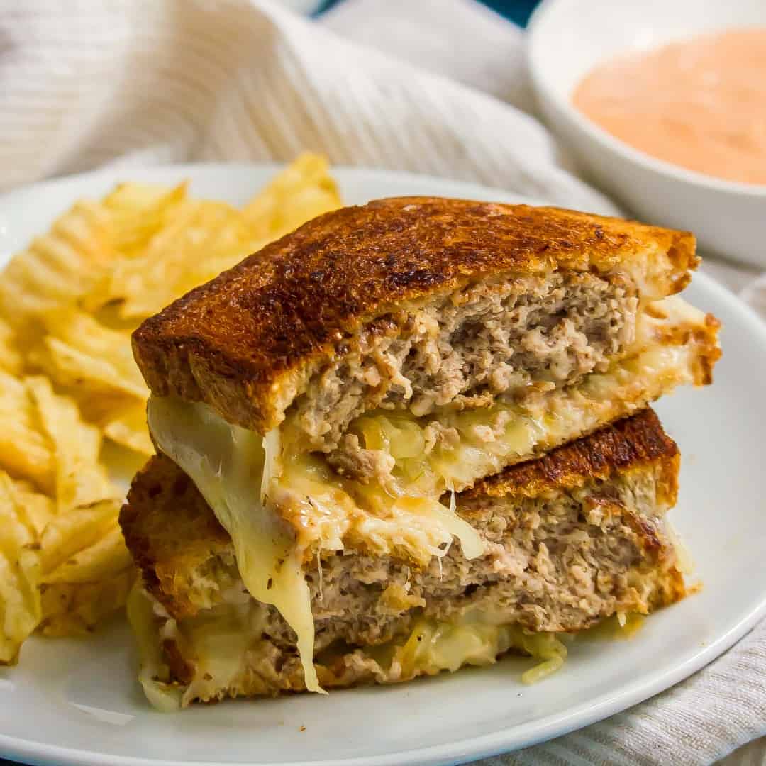 The Patty Melt Recipe is a diner classic and always hits the spot! This melty, cheesy, meaty sandwich is perfect for an easy dinner the whole family will love!