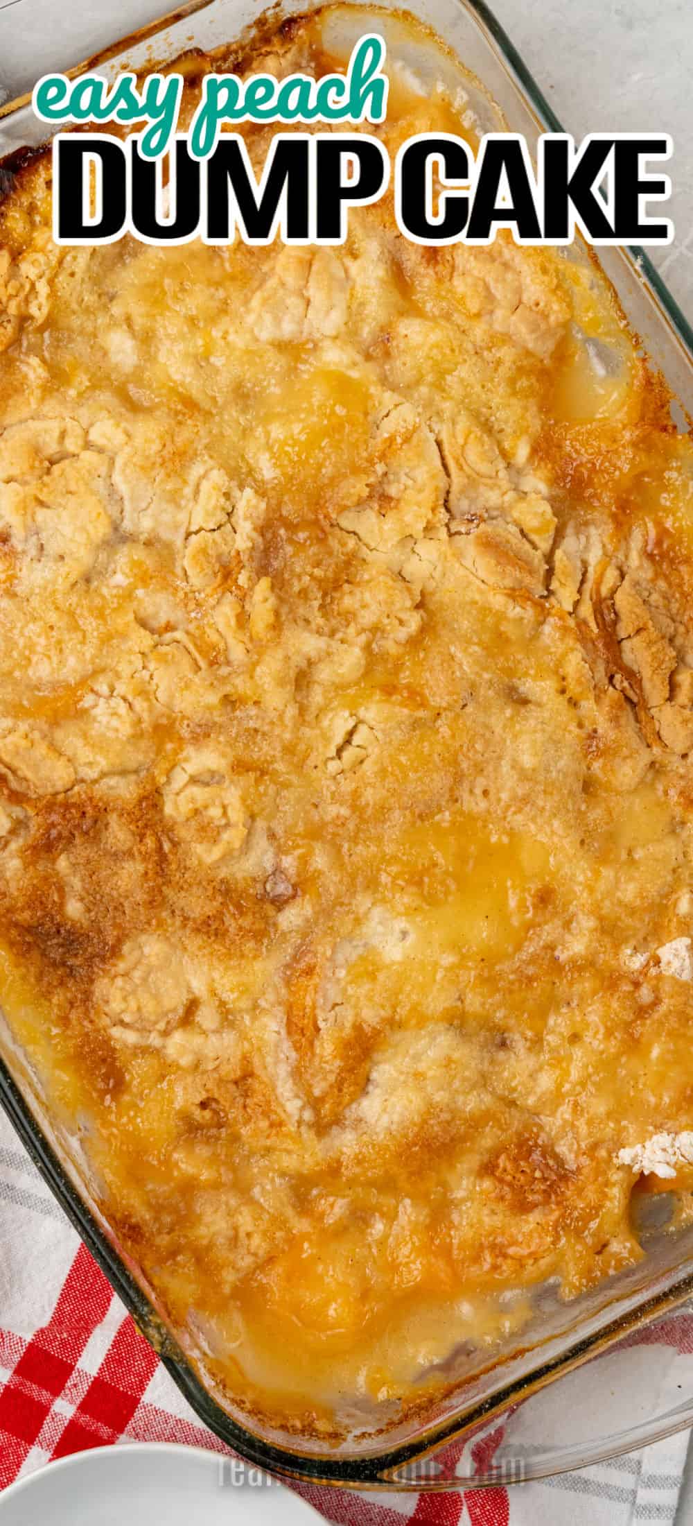 Peach Dump Cake ⋆ Real Housemoms