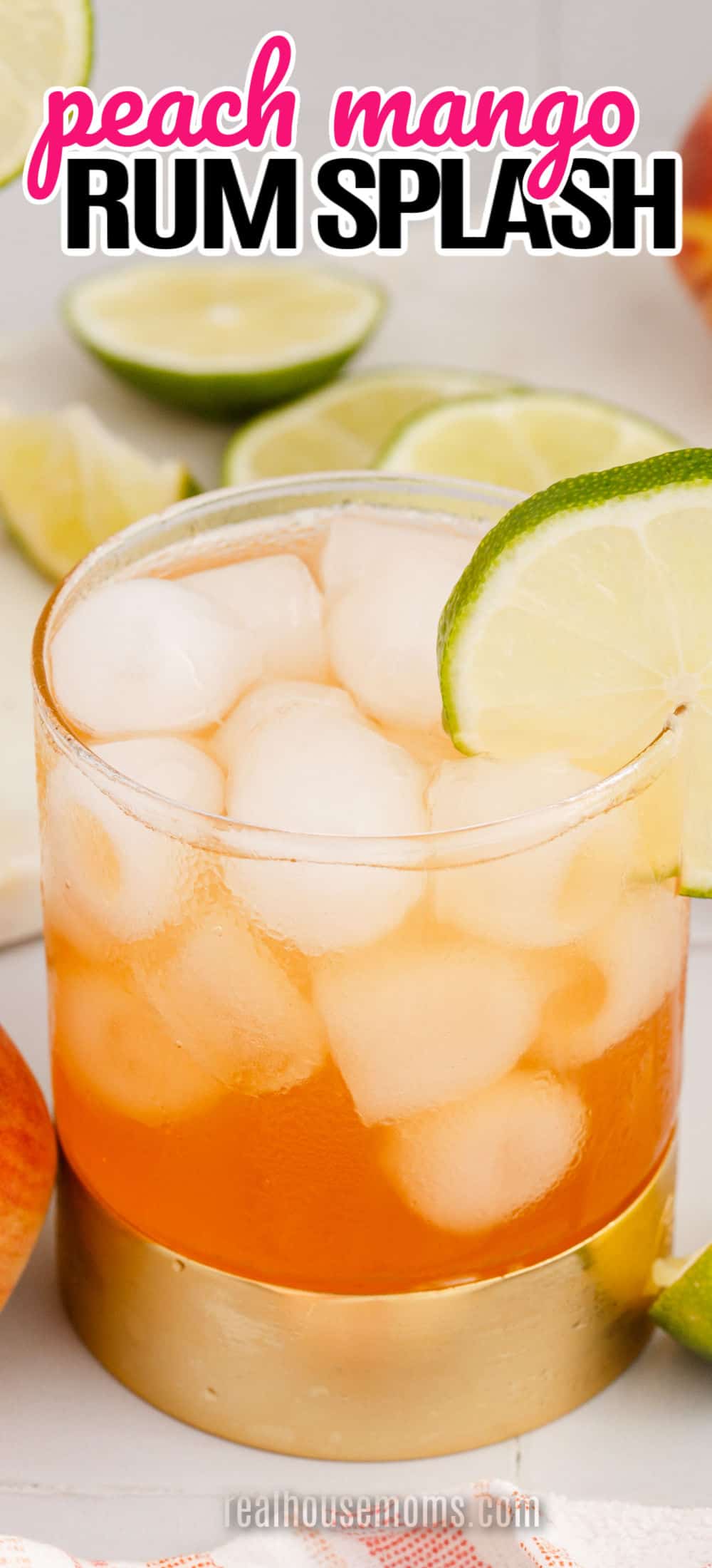 Peach Mango Rum Splash ⋆ Real Housemoms