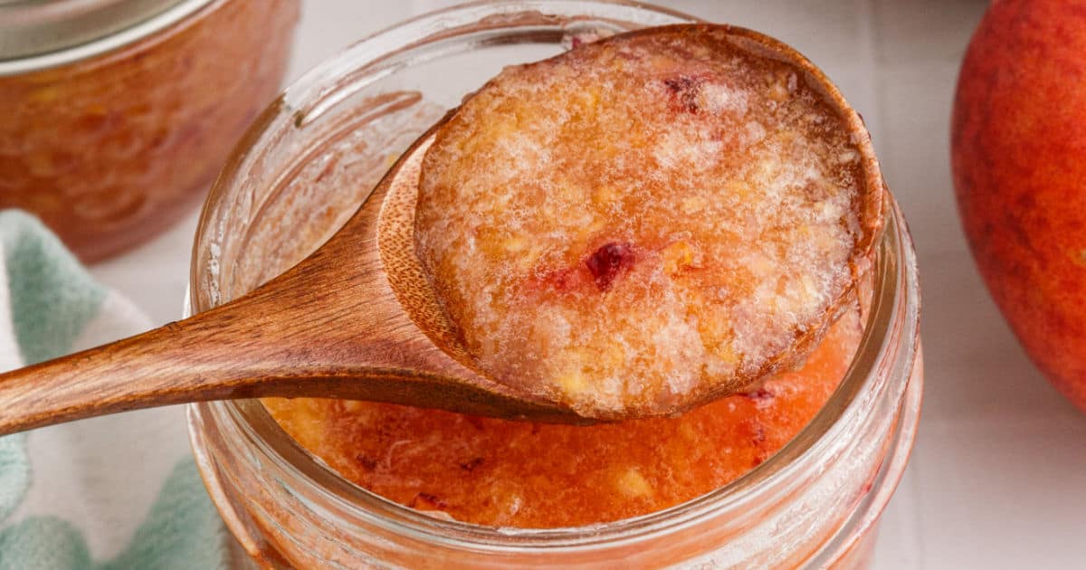 Peach Freezer Jam - Spend With Pennies