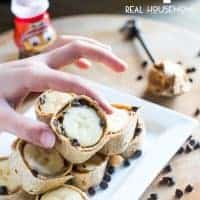 Peanut Butter Banana Roll Ups are a fun way to get the kids in the kitchen, making and eating a healthy snack to get them fueling their body for playtime!
