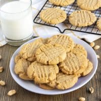 There's something so comforting about homemade Peanut Butter Cookies. Maybe that's why this cookie recipe has been a family favorite at my house for years!