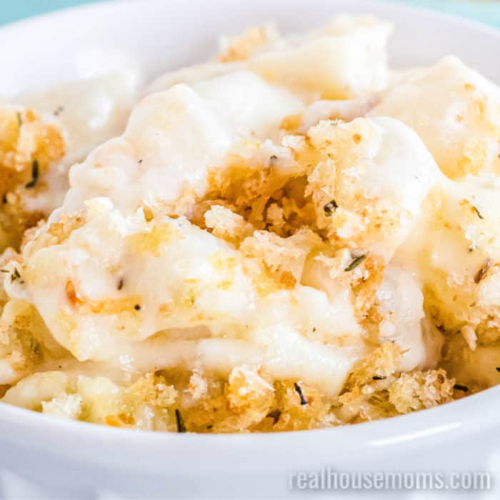 Pearl Onion & Cheese Gratin ⋆ Real Housemoms