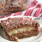 Your favorite holiday coffee drink is transformed into a decadent dessert perfect for sharing in this Peppermint Mocha Tiramisu!